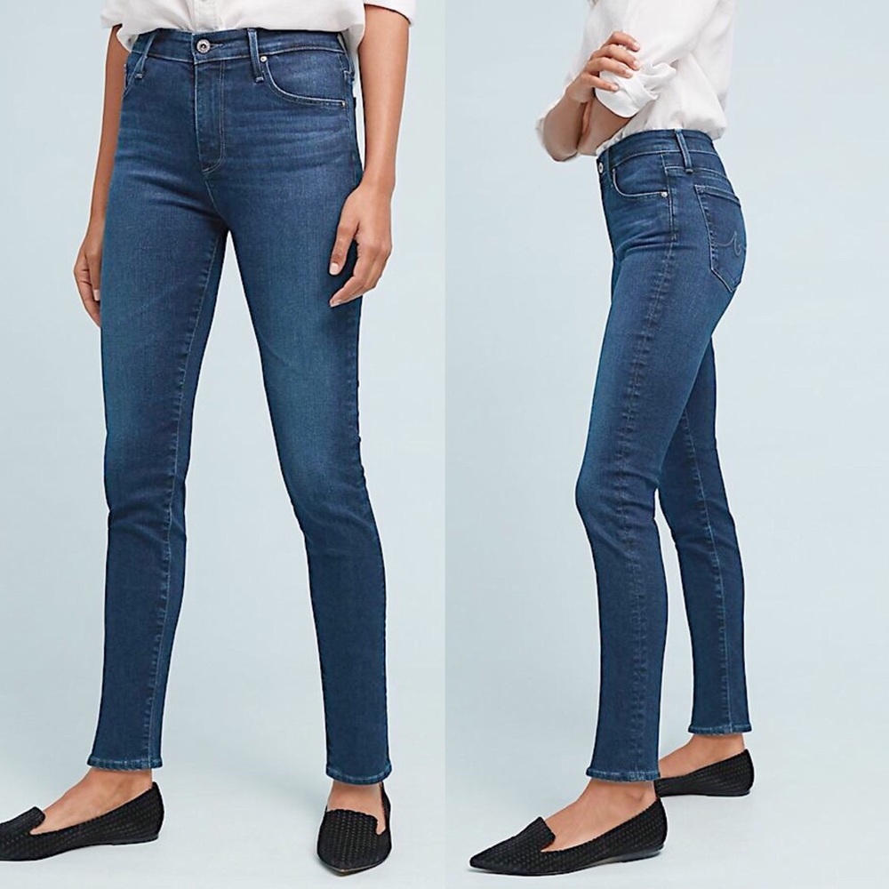 AG The Stevie‎ Ankle Slim Straight Ankle Jean Blue